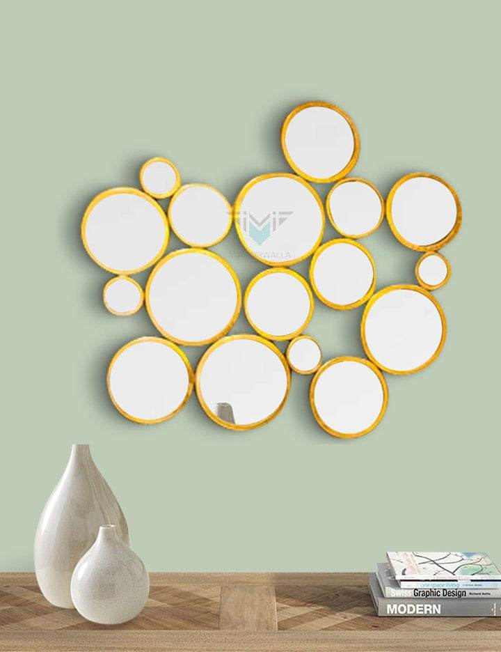 Metal Rings Decorative Mirror - Mirrorwalla
